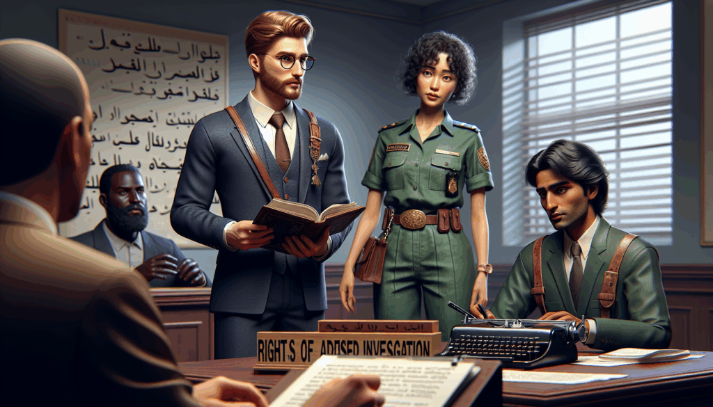 حقوق المتهم أثناء التحقيق