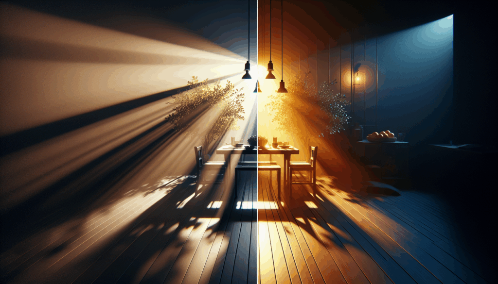 الفرق بين الإضاءة الناعمة والإضاءة القاسية