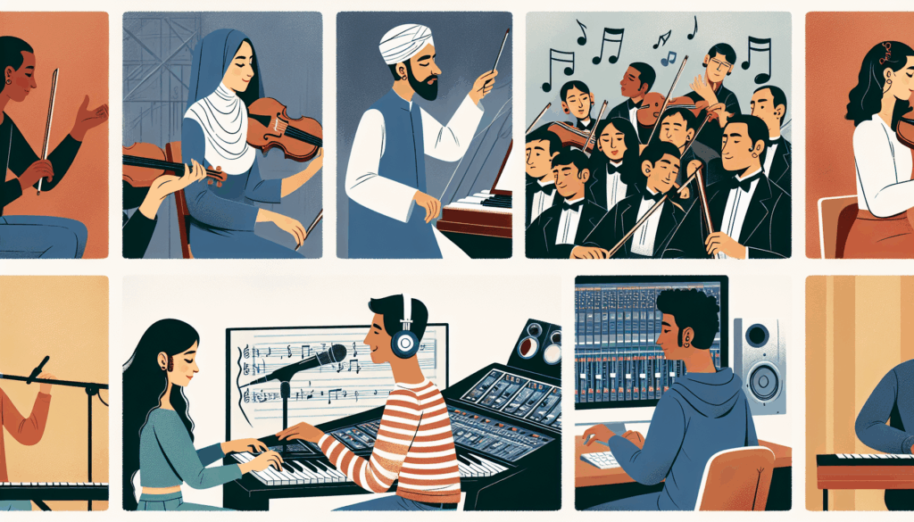 استكشاف الأساليب المستخدمة في إخراج المقاطع الموسيقية