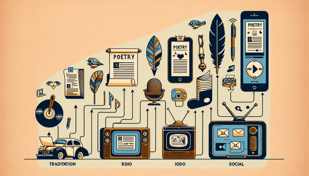 تغير طريقة تلقي الشعر في وسائل الإعلام الحديثة