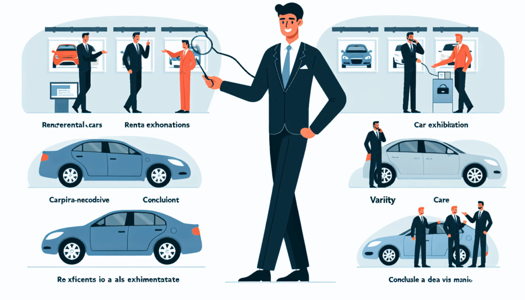 كيفية التعامل مع سيارات التأجير أو المعارض بثقة