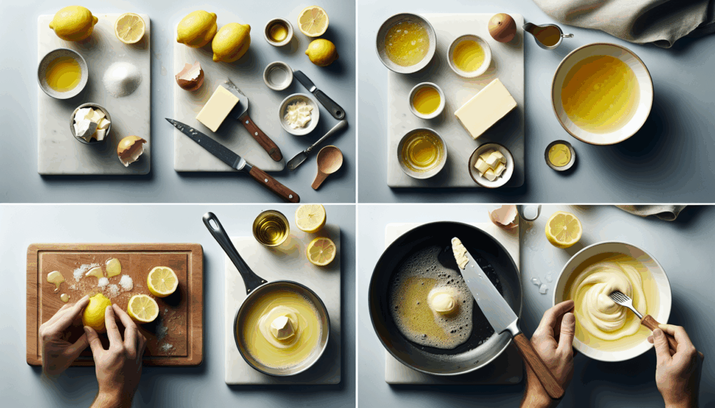 طريقة تحضير صوص الليمون والزبدة للمأكولات البحرية