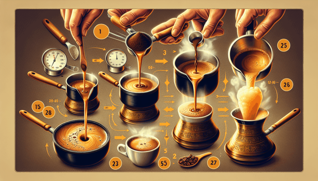 كيفية تحضير القهوة التركية بالرغوة الغنية