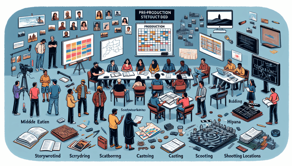خطوات ما قبل الإنتاج في العمل السينمائي