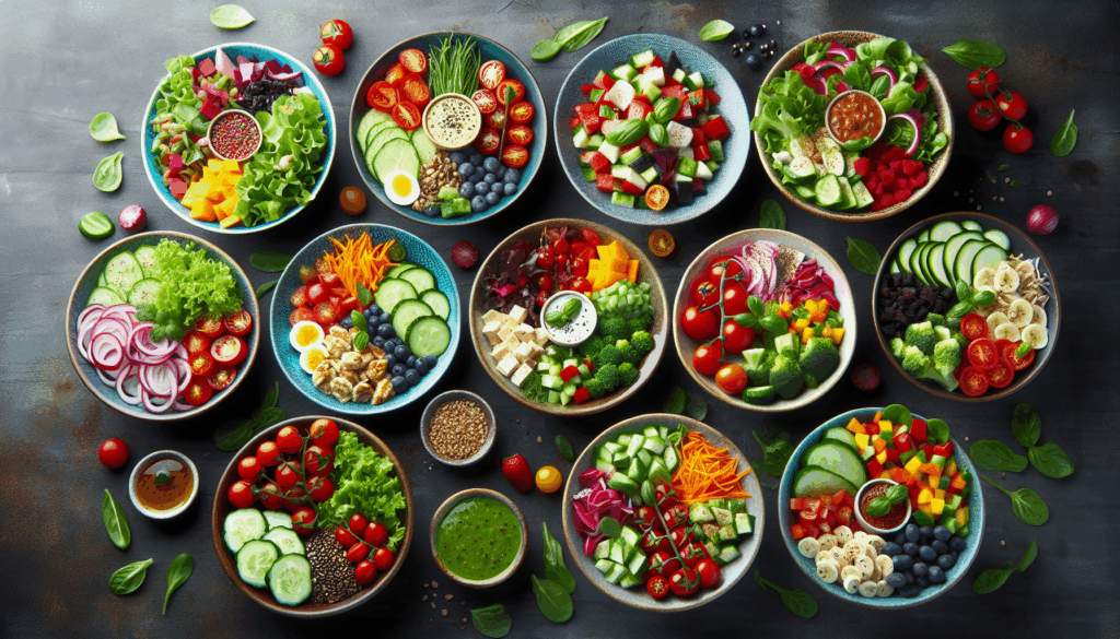 أفضل أنواع السلطات الصحية واللذيذة