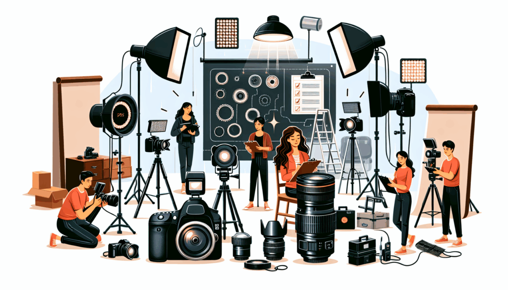 أهمية اختبار الكاميرات والإضاءة قبل يوم التصوير