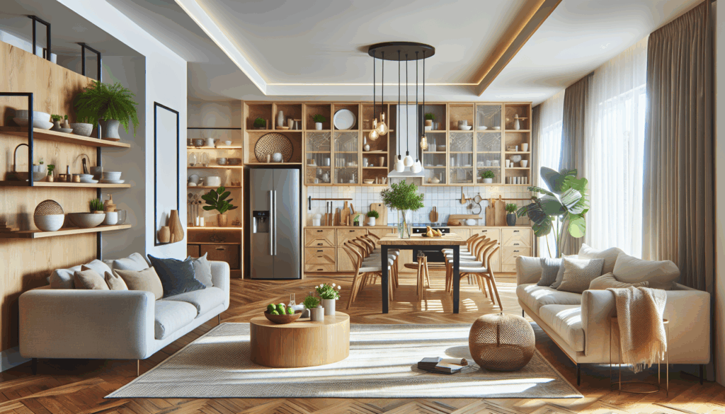 دمج المطبخ وغرفة المعيشة في تصميم مفتوح: نصائح وأفكار