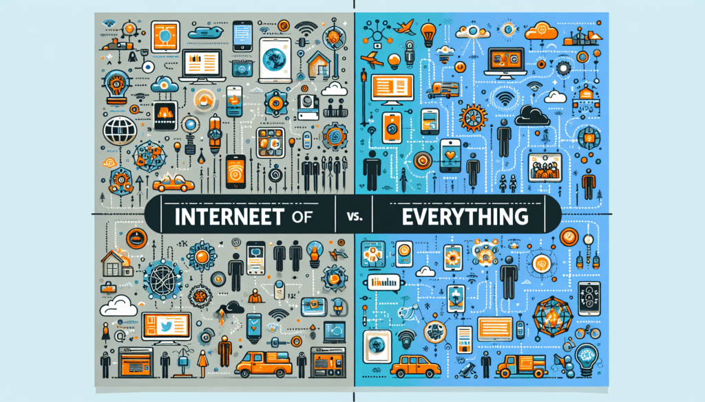 الفرق بين إنترنت الأشياء وإنترنت كل شيء