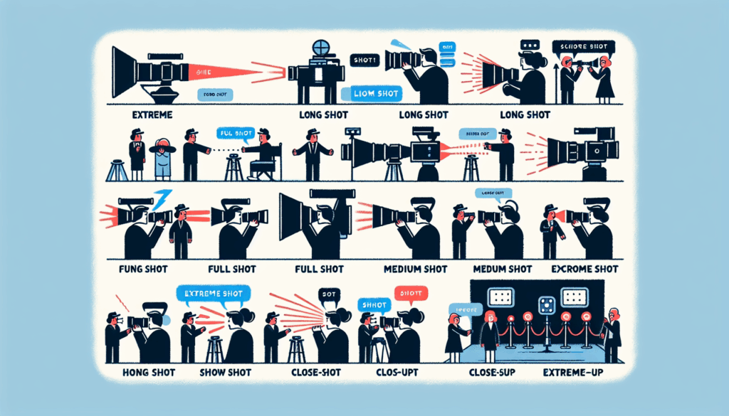 أنواع اللقطات في التصوير السينمائي وكيف تُستخدم