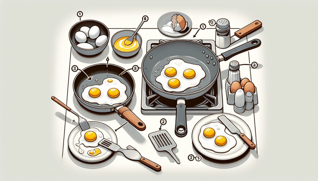 كيفية عمل بيض مقلي مثالي بدون أن يحترق