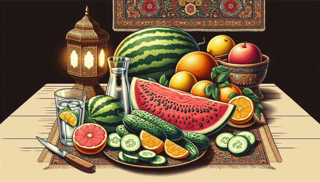 الأطعمة التي تساعد على الترطيب في رمضان