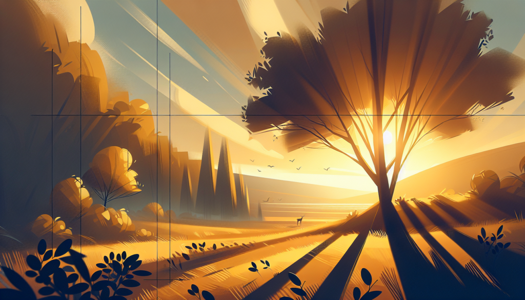 كيفية تصميم المشهد من حيث الإضاءة والتكوين والحركة