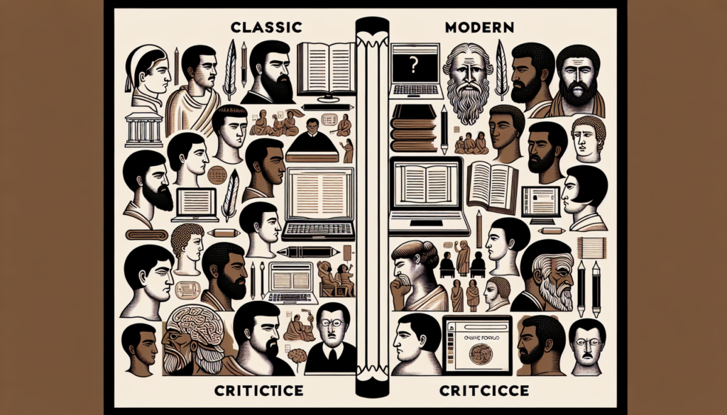 الفرق بين النقد الكلاسيكي والنقد الحديث