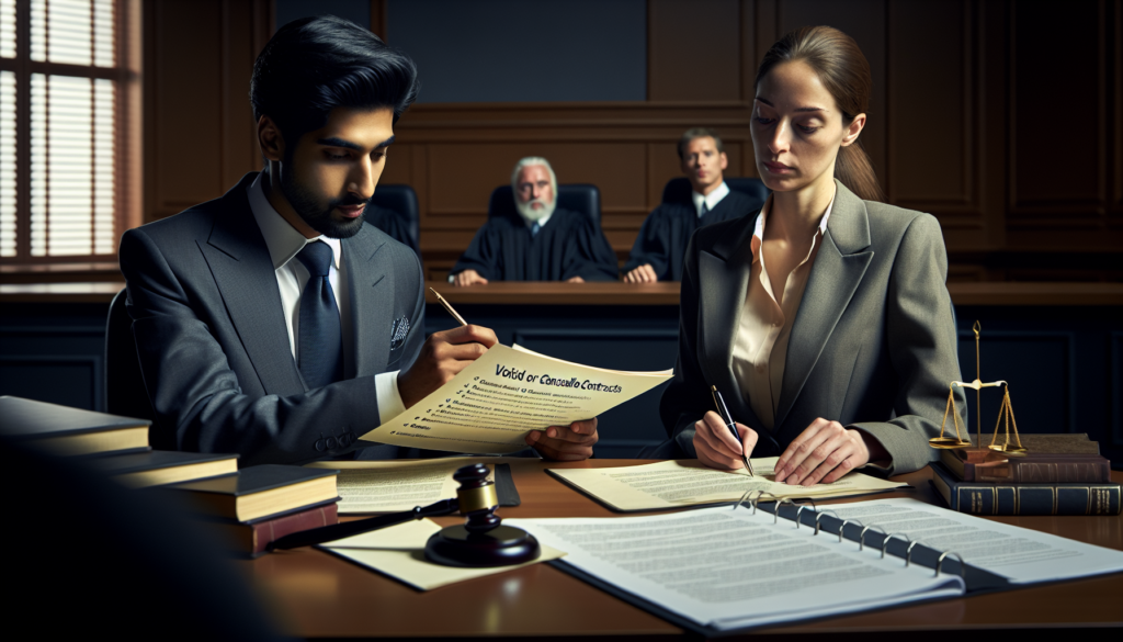 ما الذي يجعل العقد باطلاً أو قابلاً للإلغاء؟