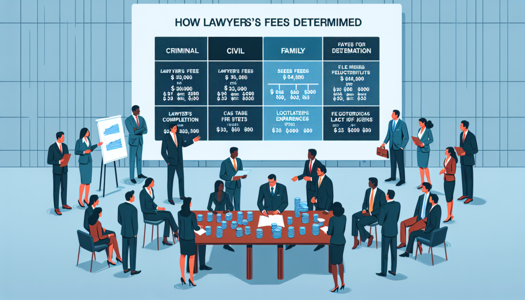 كيف يتم تحديد أتعاب المحامين في القضايا المختلفة