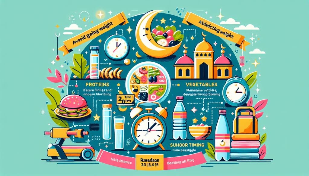 نصائح لتجنب زيادة الوزن خلال شهر رمضان