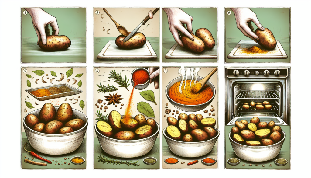 طريقة عمل البطاطس بالفرن بخلطة التوابل المميزة
