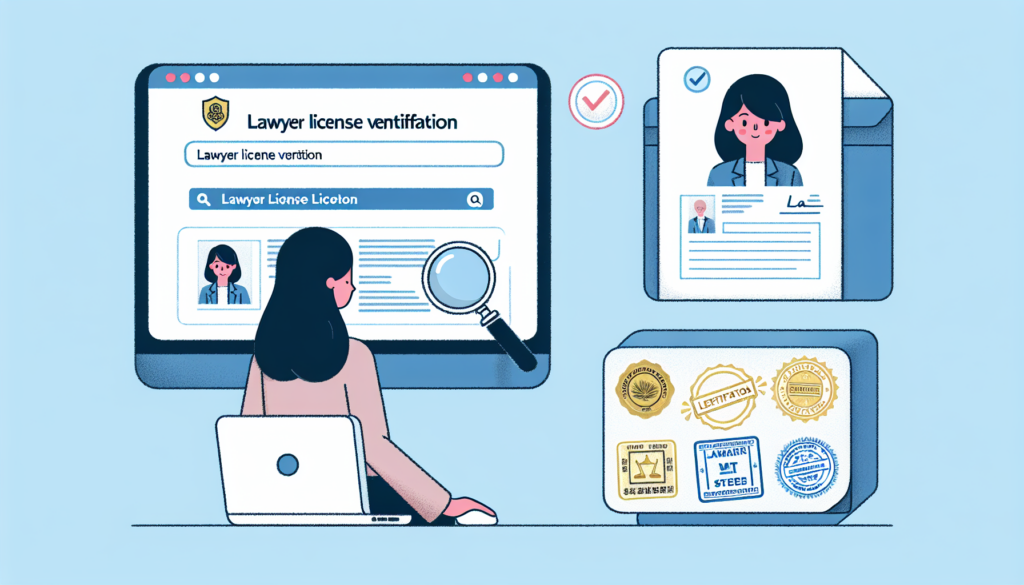 كيفية التحقق من تراخيص المحامي وسجله المهني
