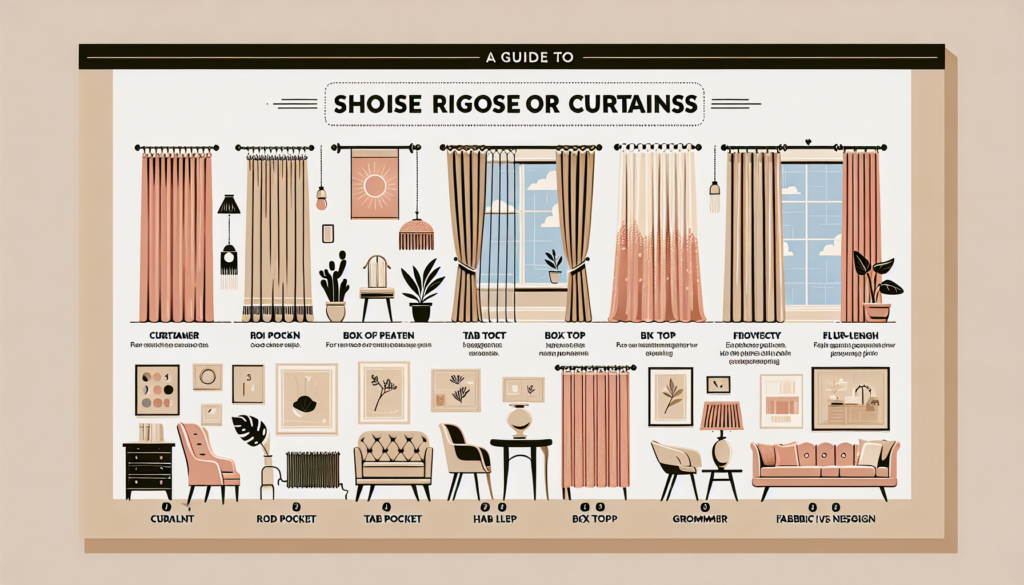 كيفية اختيار الستائر المناسبة لتصميم الغرفة