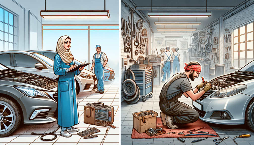 الفرق بين الصيانة في الوكالة والصيانة في الورش