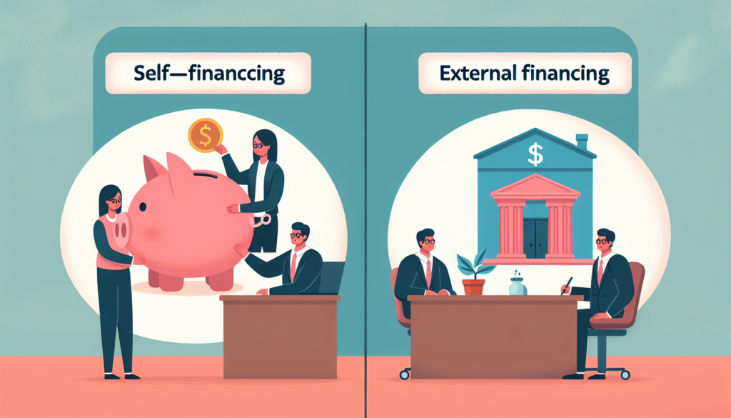 الفرق بين التمويل الذاتي والتمويل الخارجي