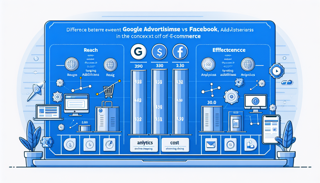 الفرق بين إعلانات جوجل وإعلانات فيسبوك في التجارة الإلكترونية
